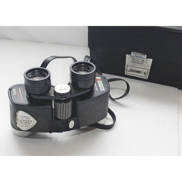 Jason Sportscaster Model 131 7X35 Extra Wide Angle 11 Vintage Binoculars &Case - Picture 10 of 15